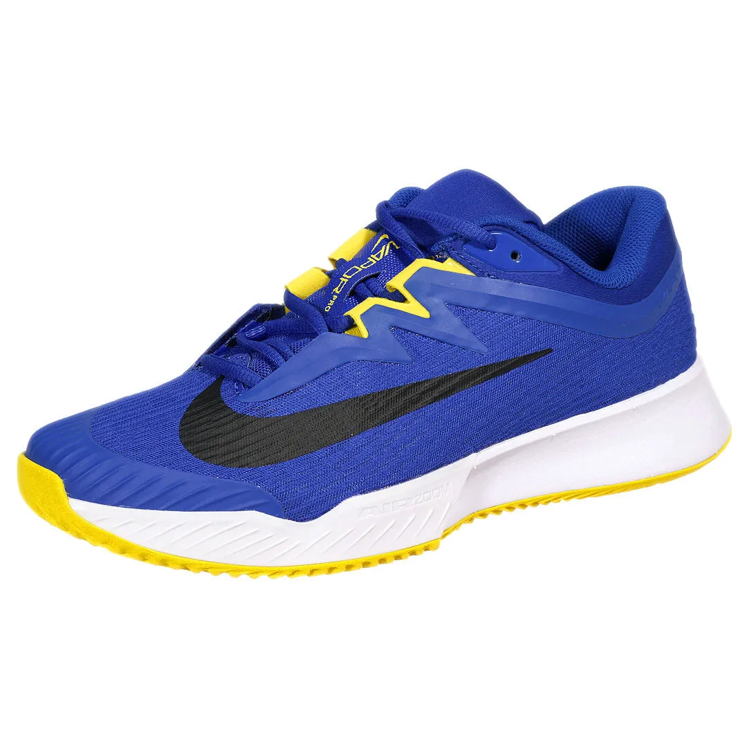 Shock Absorbing Heel Light Motion Nike Men's Air Zoom Vapor Pro 3 - Clay - Racer Blue/Black