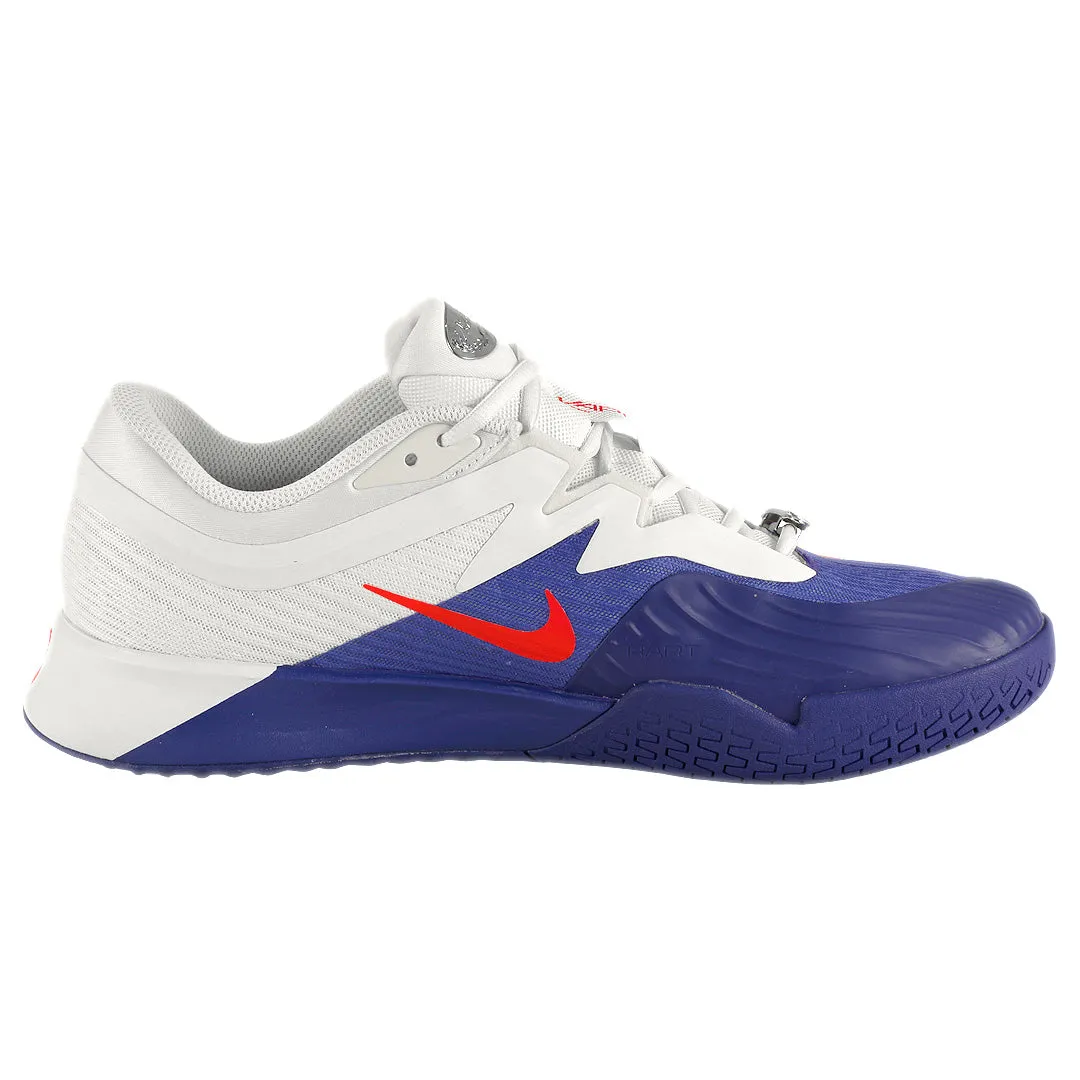 Durable Toe Protection Vaporflow Ventilation Channels Nike Men's Air Zoom Vapor Pro 3 - Premium RG - Deep Night/Light Crimson