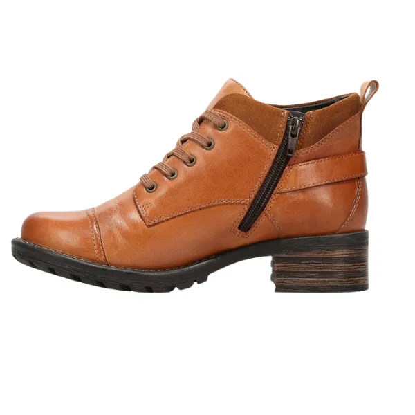Taos Women's Mini Crave Caramel Lace-Up Closure Non Slip Tread Pattern