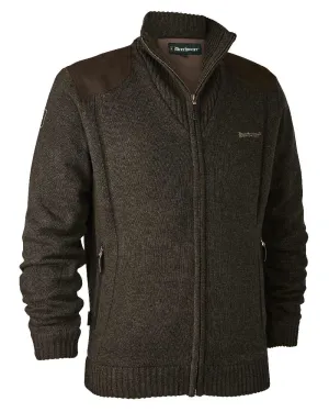 Deerhunter Carlisle Knit Full Zip Sweater with Stormliner Free Mind NoSlipWaistband