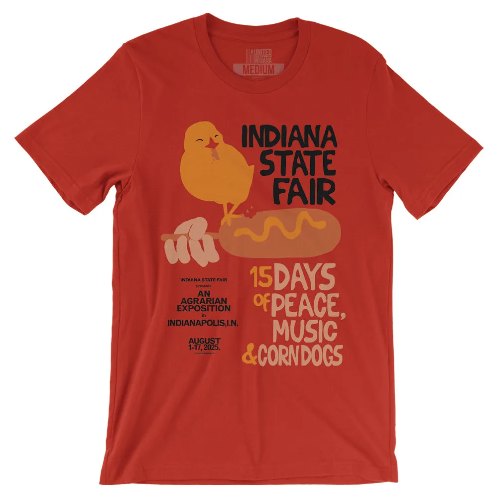 Peace and Corndogs Tee Stretchable Knit