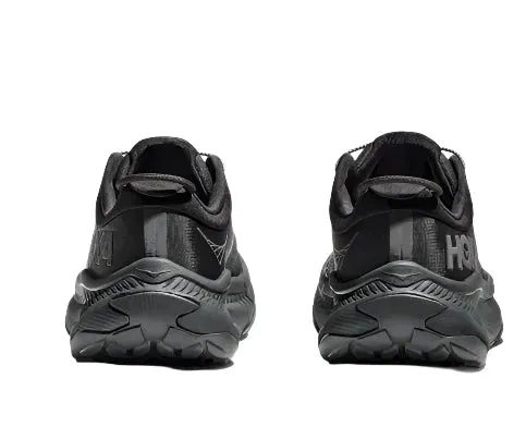 HOKA Men's Transport Sneaker - Black/Black Thermoformed Heel Counter