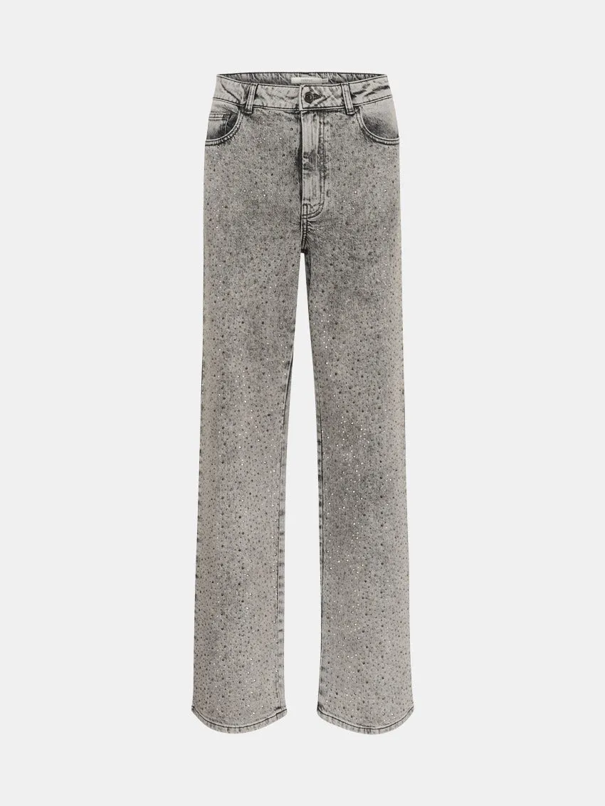 GZZauma Jeans Vintage Grey Wash Refined Detail