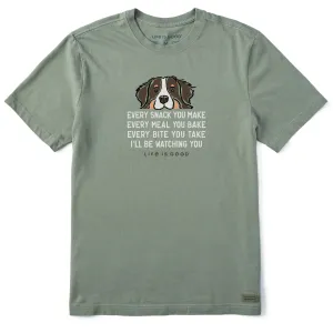 Men's I'll Be Watching You Bernese Short Sleeve Tee Layering Piece
