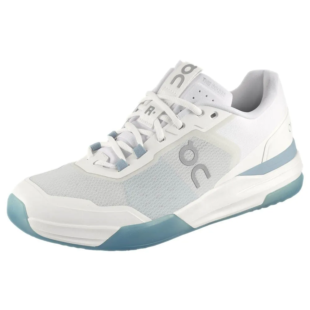 On Men's THE ROGER Advantage Pro - White/Chambray Cushioned Feel Dynamic Cushioning System