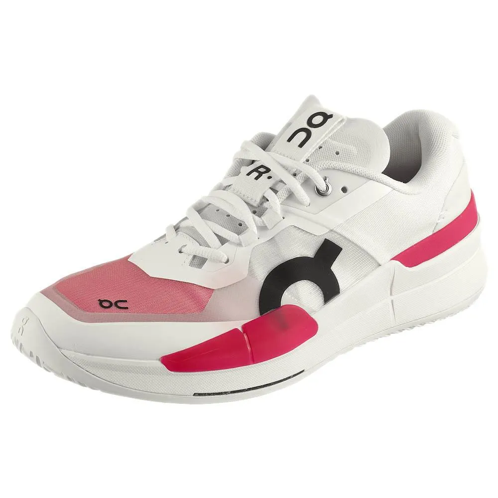 On Men's THE ROGER Pro 2 - White/Pink Grip Control