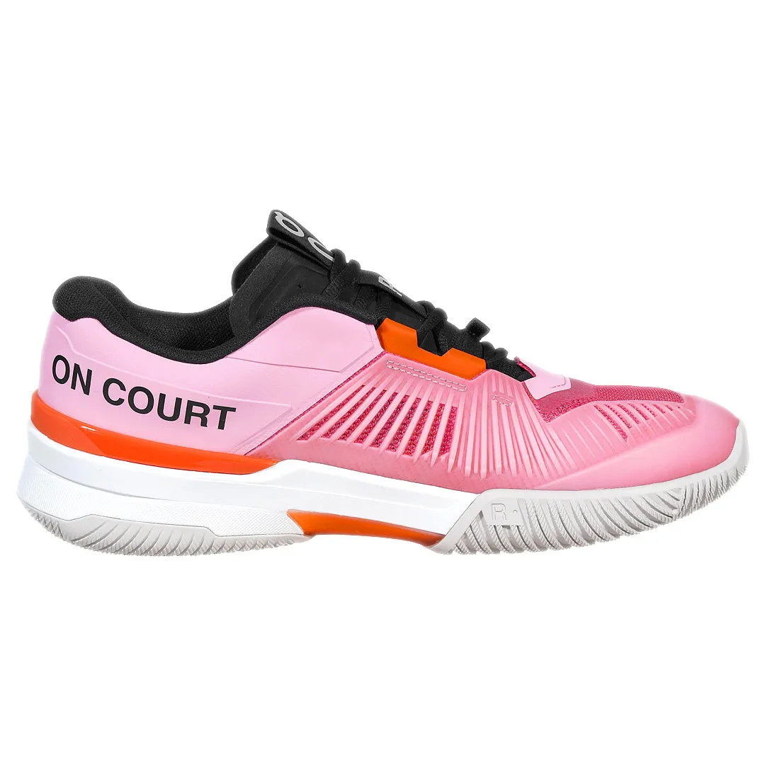 On Men's THE ROGER Pro Fire - Pink/Flame Smooth Motion