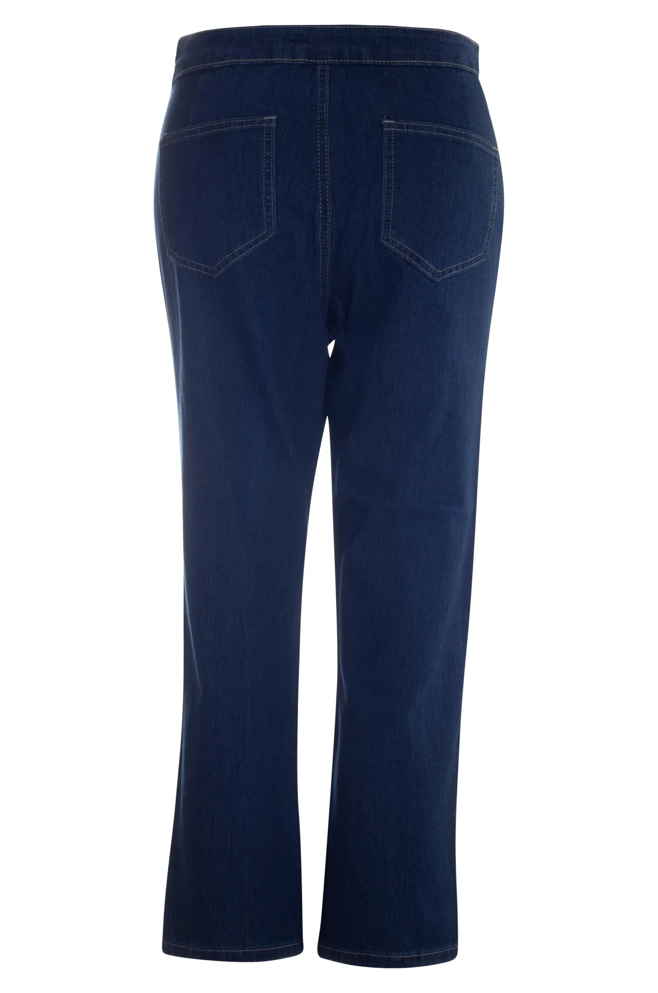 On trend Chelsea Crop Jeans | MID BLUE | 6598AR Popular Option Leisure Wear