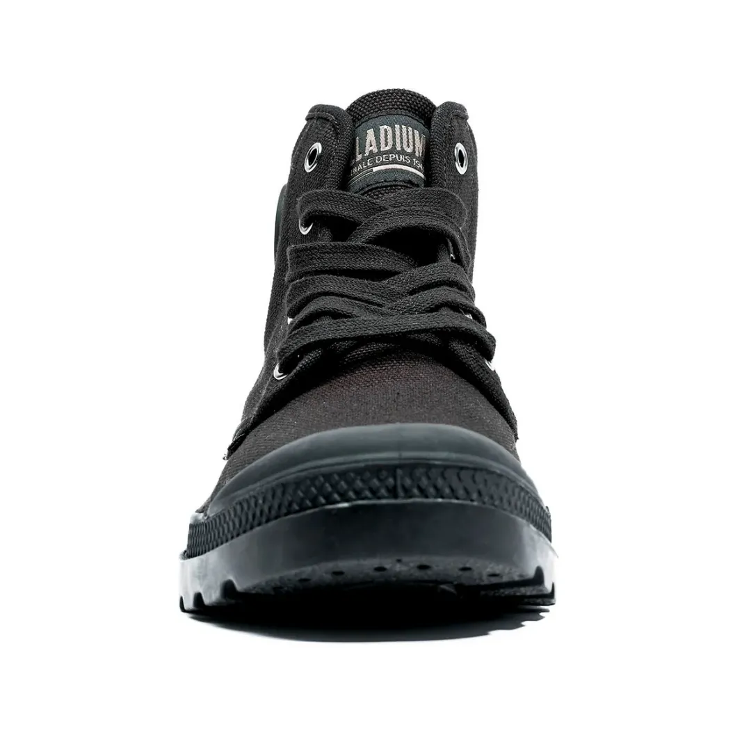 Women's Pampa Hi in Black from Palladium Feather Light Outdoor Trek