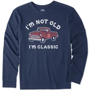 Men's I'm Classic Pickup Long Sleeve Crusher Tee Stretchy Fit