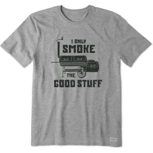 Men's I Only Smoke the Good Stuff Short Sleeve Tee Casual Statement Casual Touch
