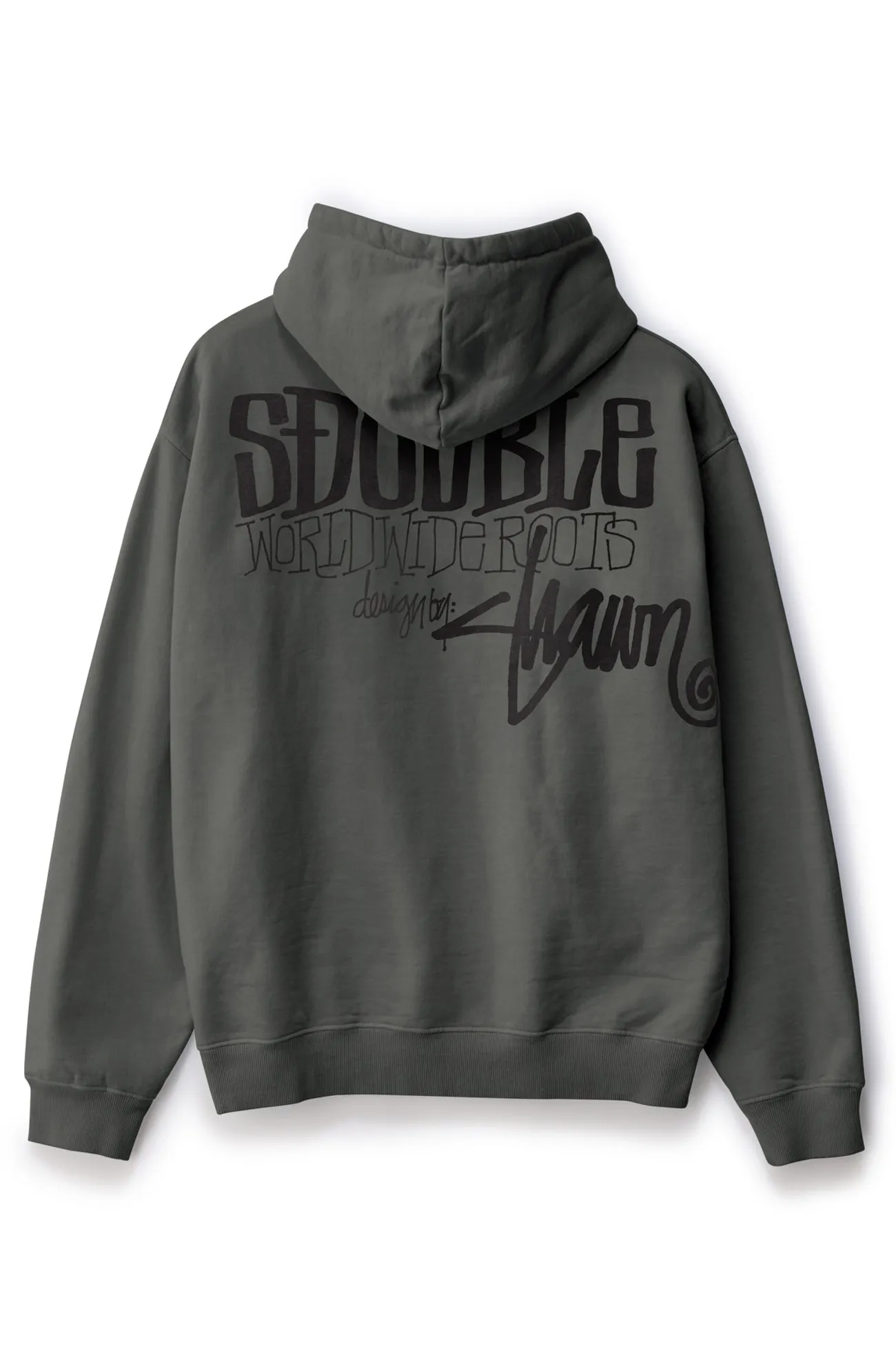 Camouflage World Wide Roots Hood Steel