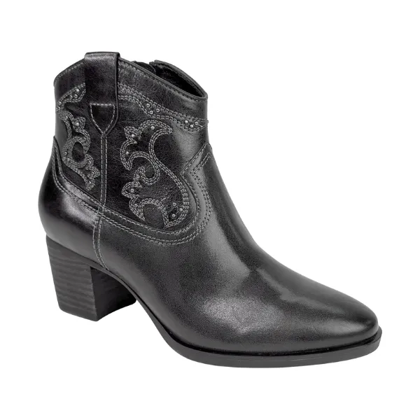 Aetrex Women's Reagan Heel Boot Black Deep Freeze Durable Layer