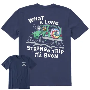 Men's Jake Rocket Long Strange Trip 4x4 Short Sleeve Crusher Tee Lightweight Design Fuzz Free Surface