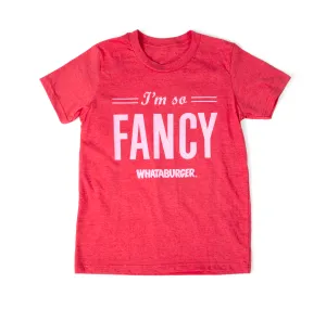 I'm So Fancy Youth Tee High Density Fabric Sustainable production