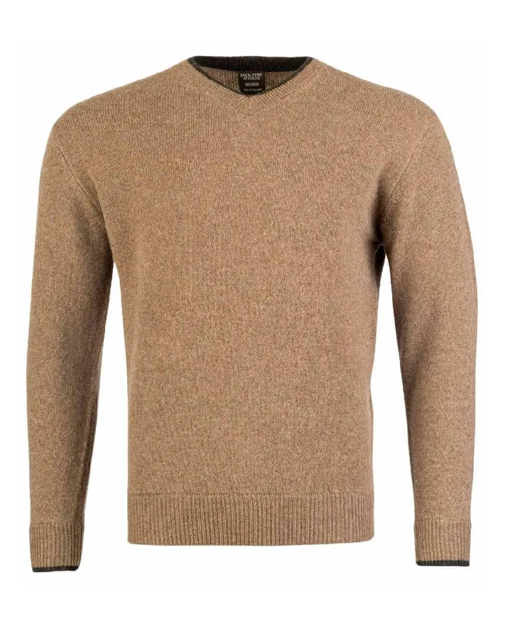 Functional Fit Breathable knit Jack Pyke Ashcombe 100% Lambswool V-Neck