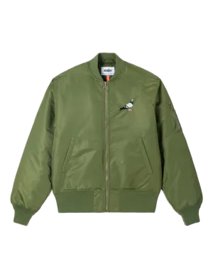 Transition Wear Reinforced Elbow Padding Pigeon Logo Bomber Jkt