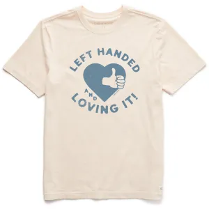 Timeless Fashion Men's Left Handed and Loving It! Short Sleeve Crusher Tee