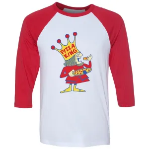 Chilly Day Essentials Pizza King Baseball Tee ***CLEARANCE***