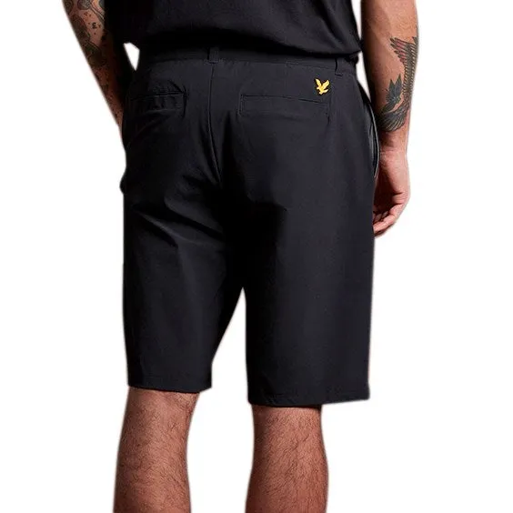 Lyle & Scott Golf Tech Shorts - True Black Chafe Resistant Edges Outdoor Activity