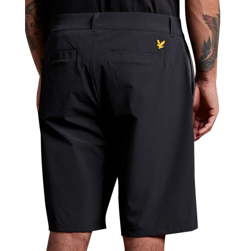 Temperature Regulating Tech Compression Lining Lyle & Scott Golf Tech Shorts - True Black