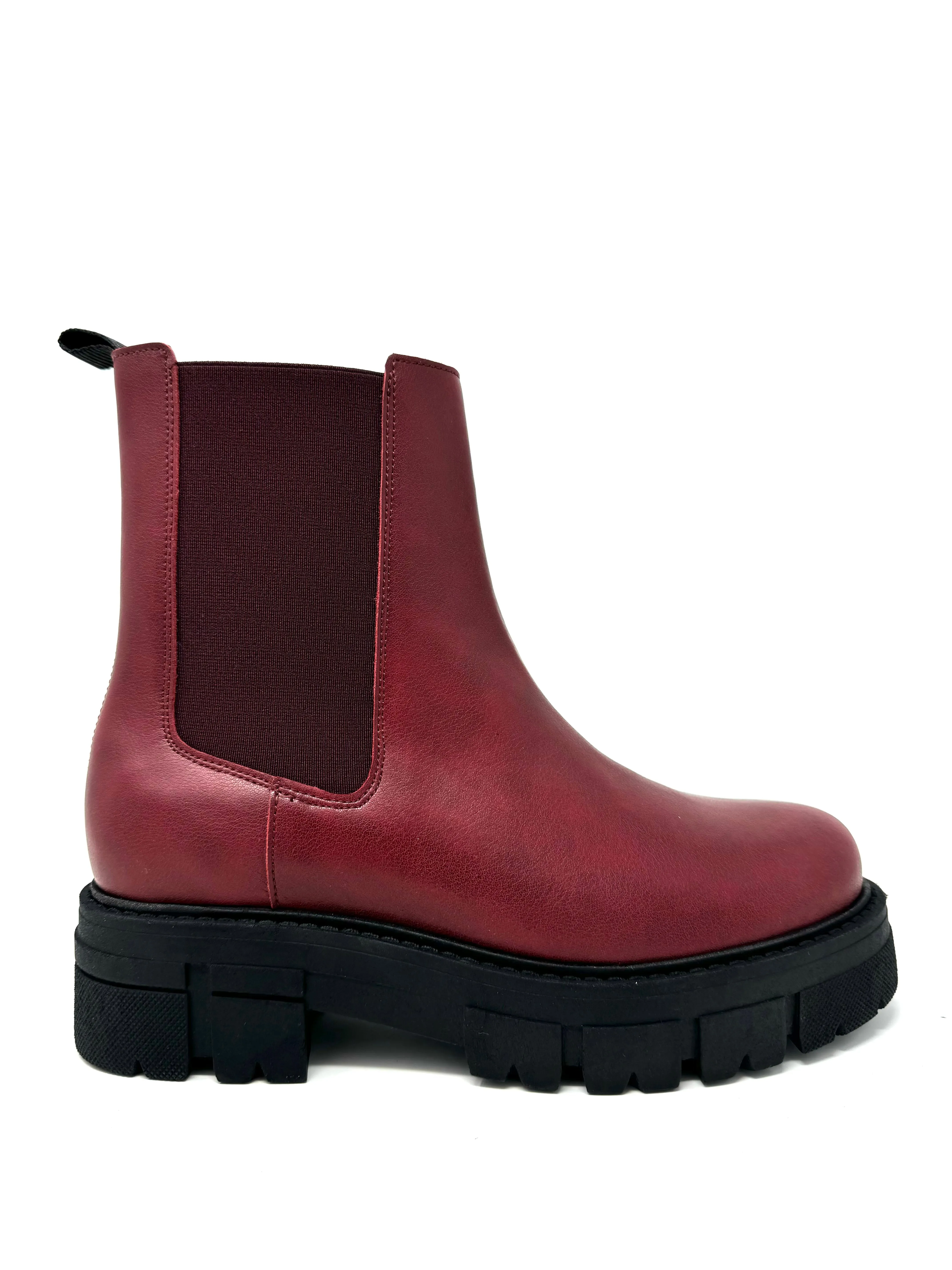 Poppy Boot in Bordeaux from Novacas Silent Glam