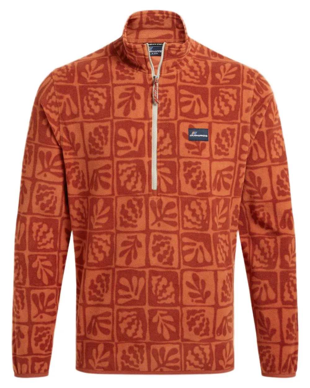 CompactPackability Recycled materials Craghoppers Mens Galdie Half Zip Fleece Jacket