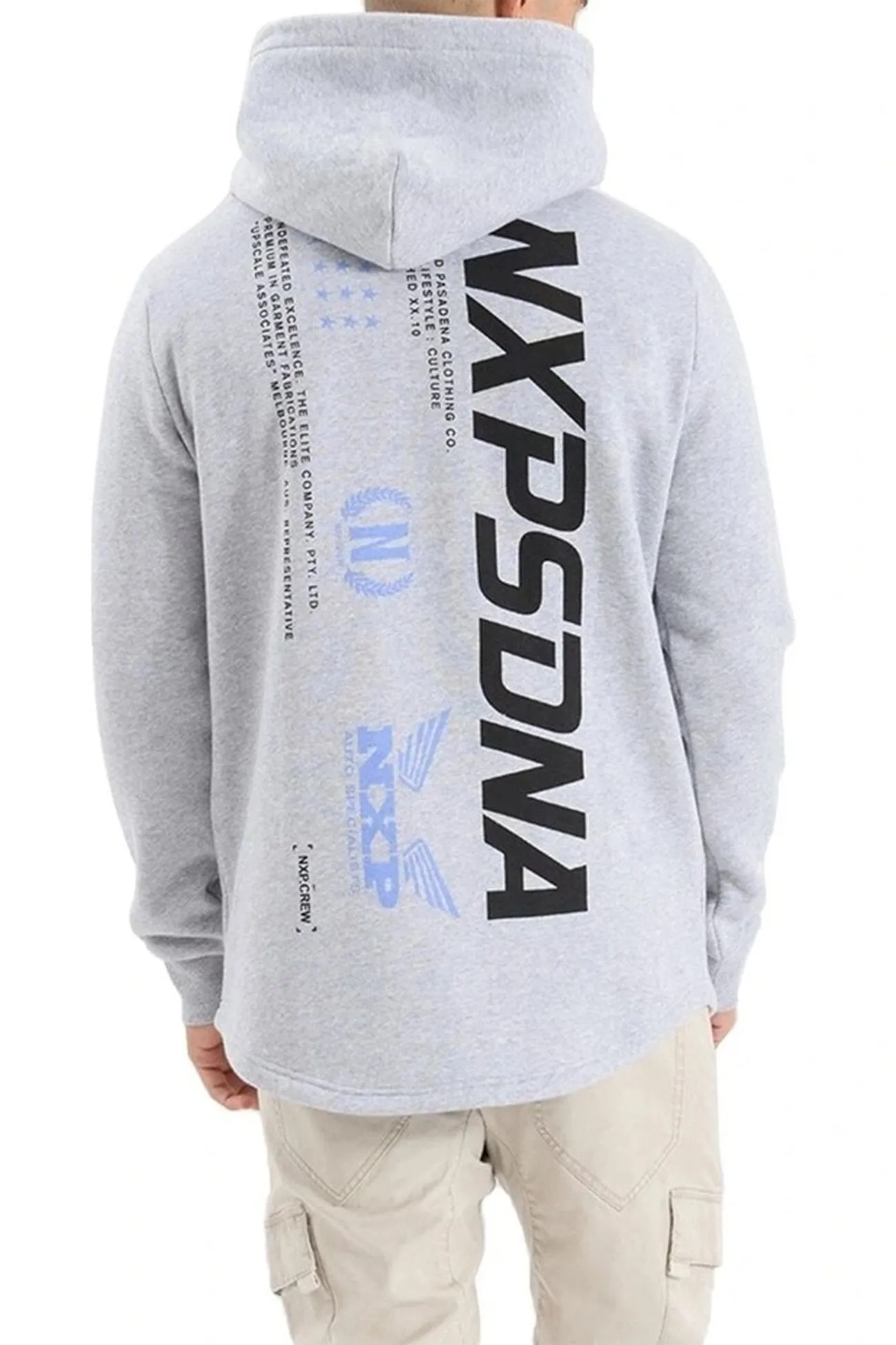 Centaur Dual Curved Hoodie Grey Marle product ring elegance