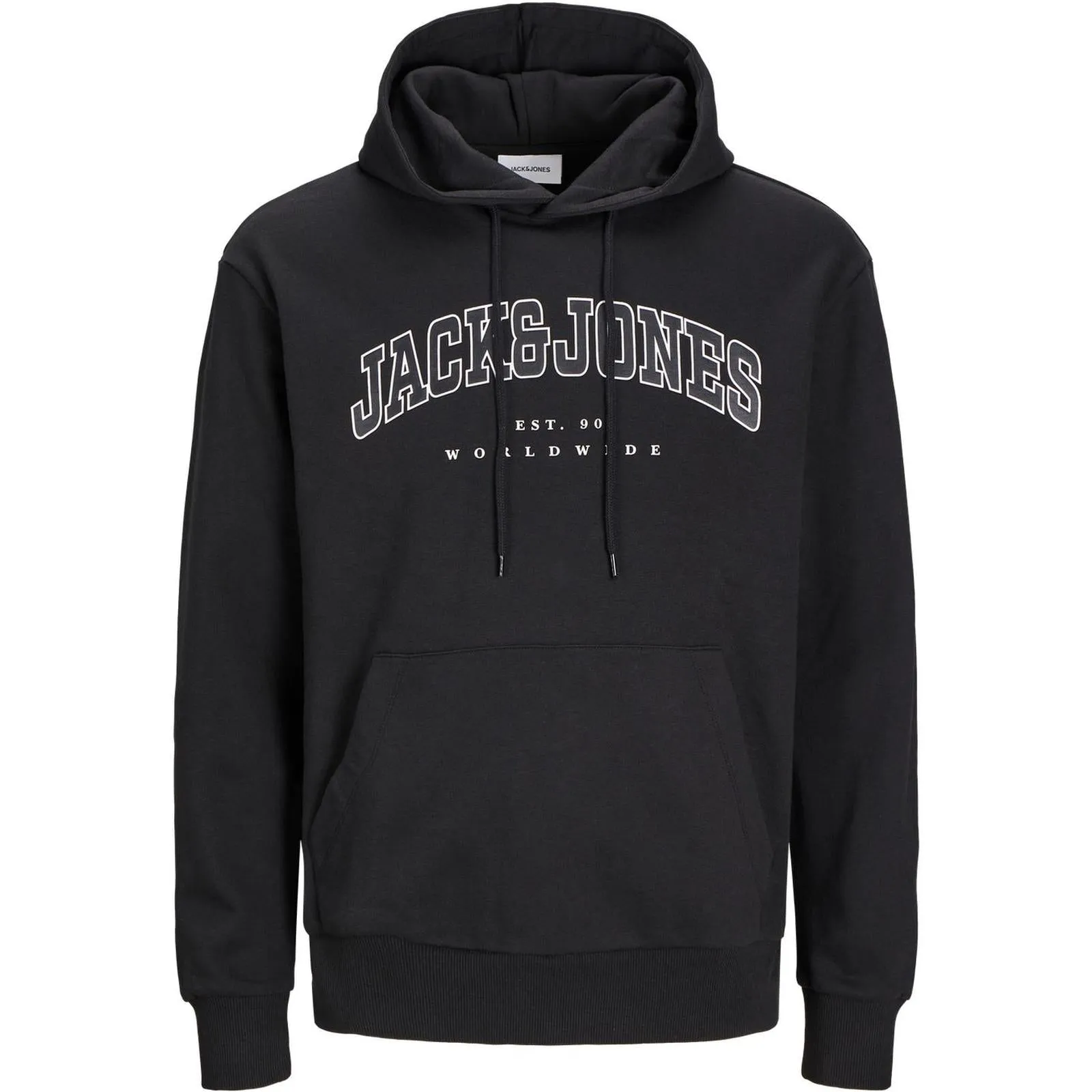 Jack & Jones Mens Caleb Big & Tall Varsity Hoodie Cool Vibes