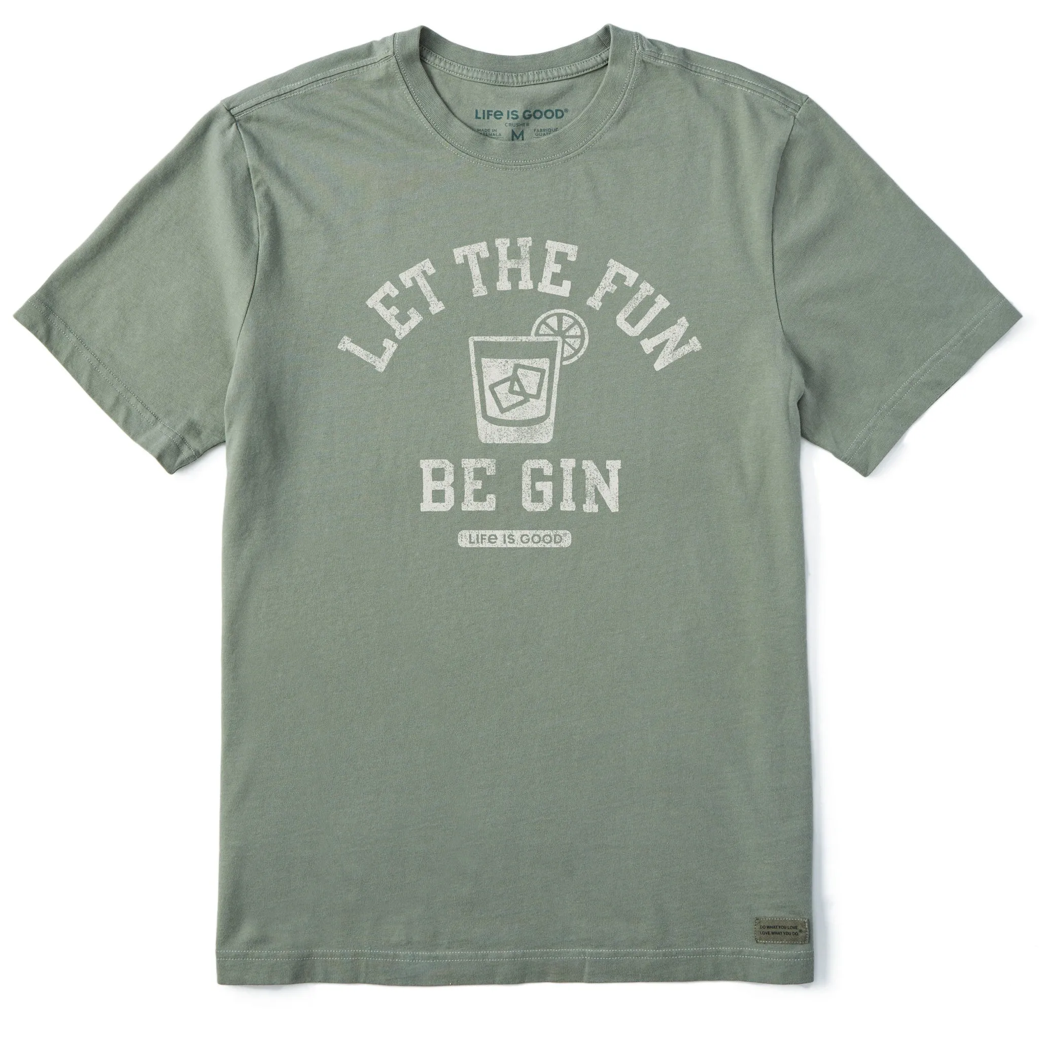 Soft Fit Wear Retro Style Men's Let the Fun Be-Gin Short Sleeve Tee