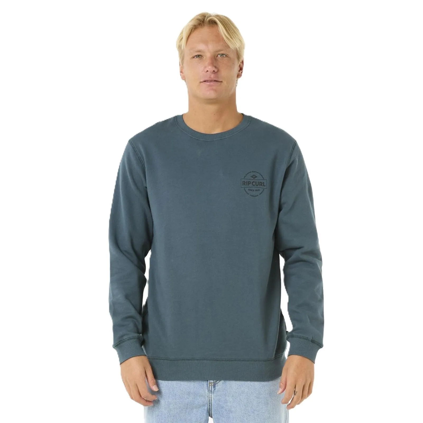 Fashion Trend Rip Curl Mens Stapler Crew sweatshirt