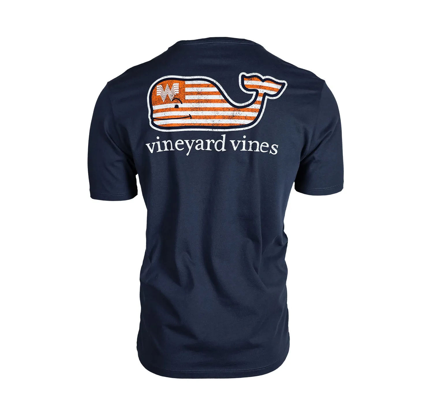 Vineyard Vines x Whataburger WhataFlag Navy Tee Comfy Layering