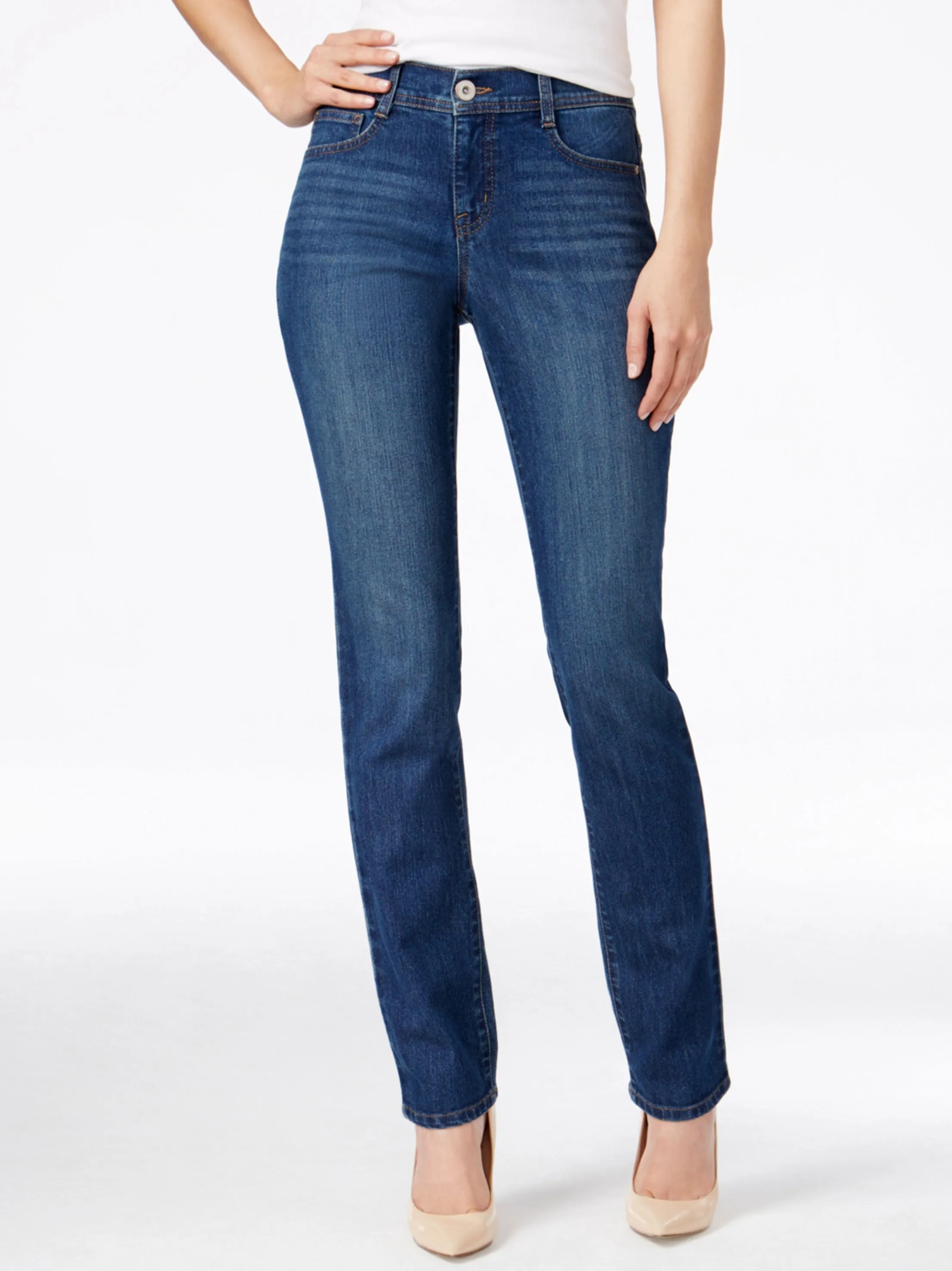 Women's Washed Jeans,Blue Quick Outfit Smart Look