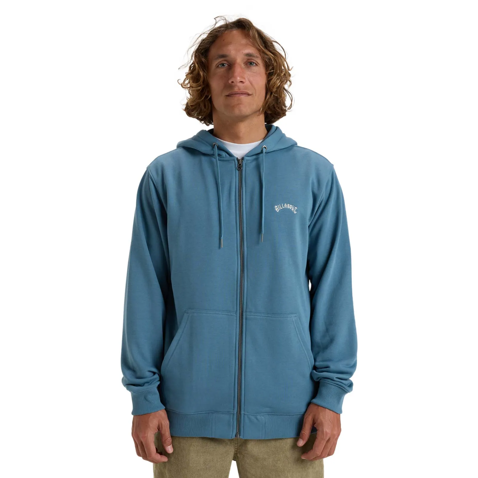 Billabong Mens Arch  Full Zip Hoodie Stretchy