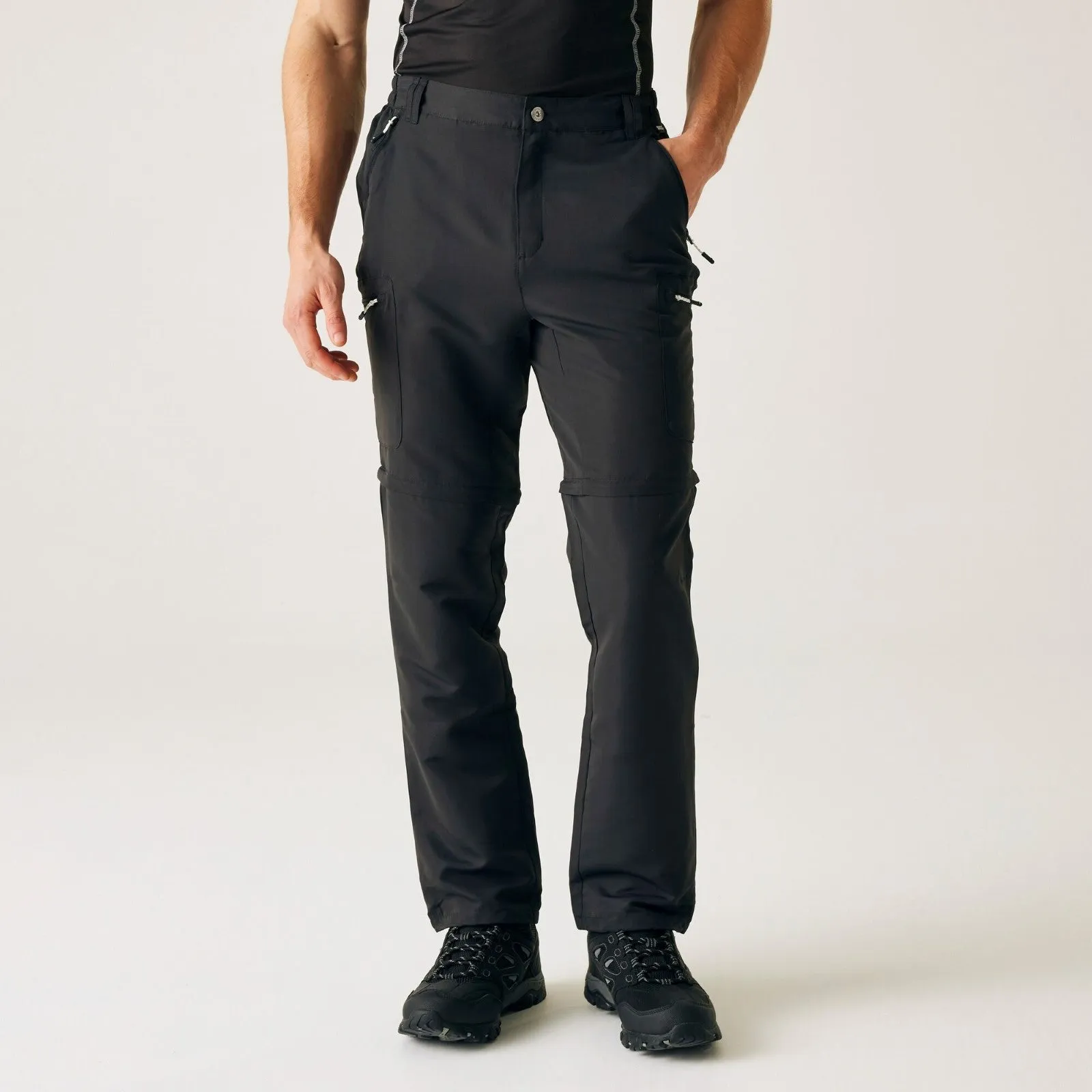 Regatta Mens Leesville III Zip Off Walking Trousers AntiStaticLining Light support