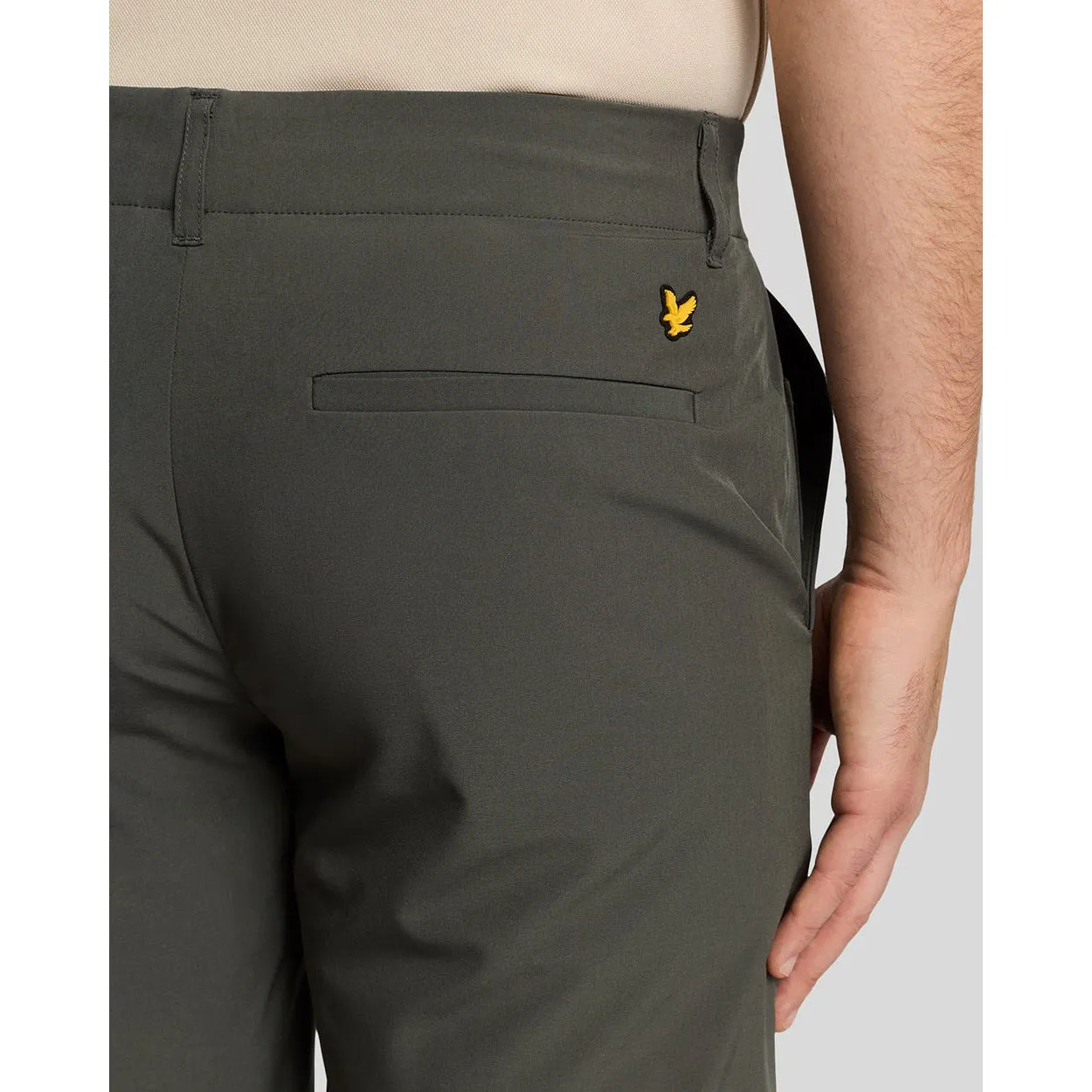 Lyle & Scott 5 Pocket Golf Shorts - Granite FasteningLoops Quick Layer