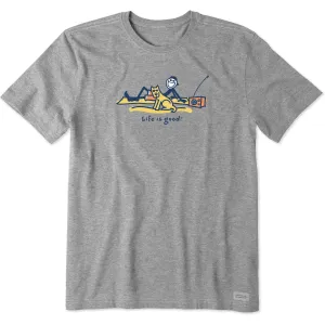 Men's Jake and Rocket Beach Day Short Sleeve  Tee Cozy Apparel