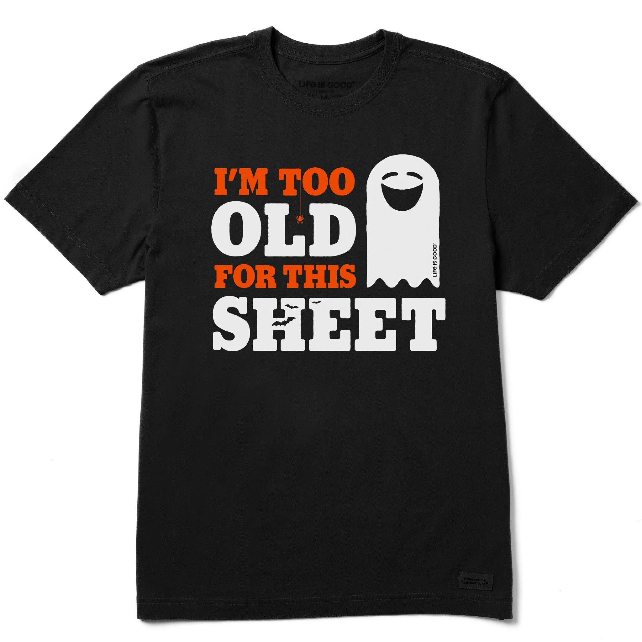 Casual Essential Wear Comfortable Piece Men's I'm Too Old Ghost Short Sleeve Crusher Tee
