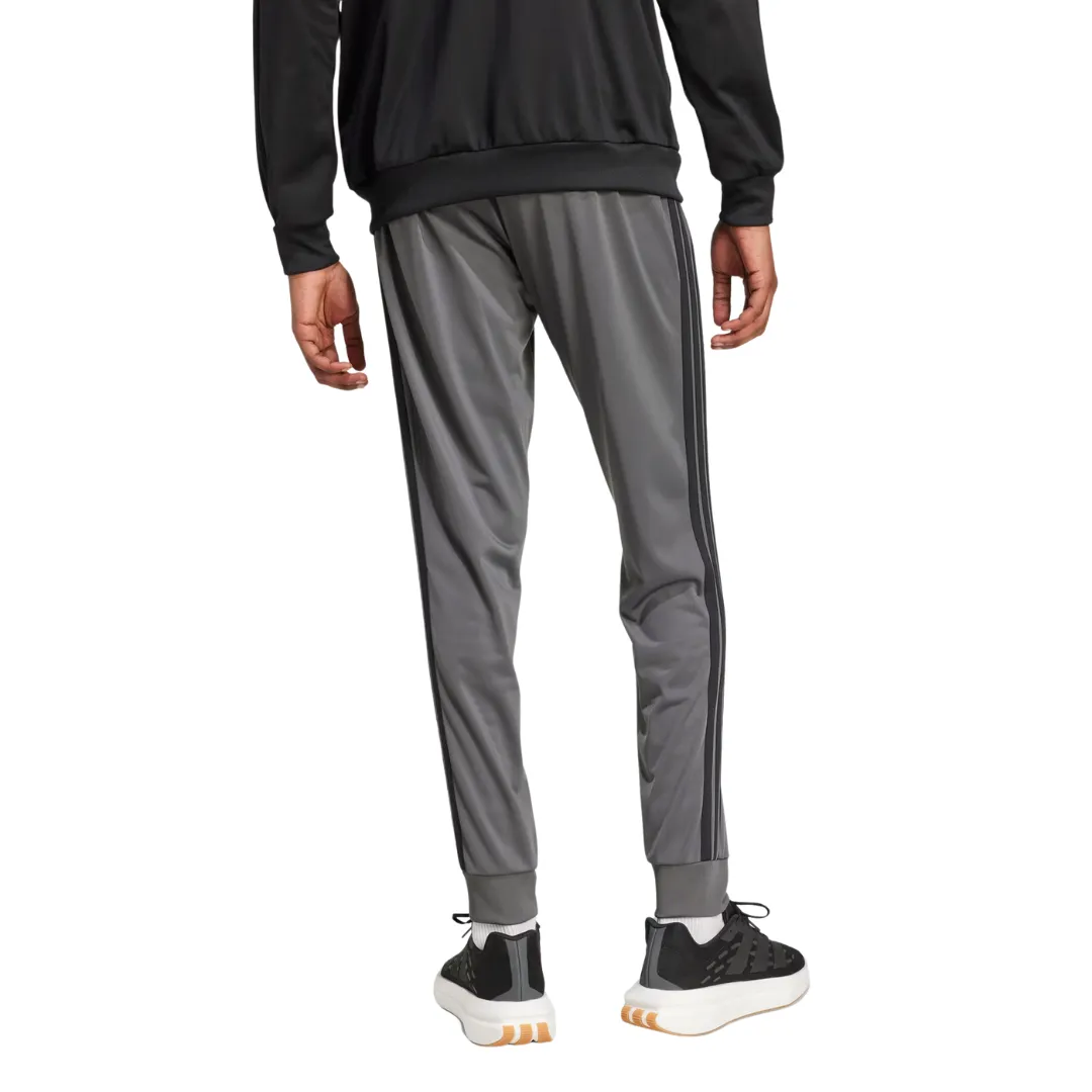 Adidas Men's 3-Stripes Tricot Tapered Track Pants Grey H46109 Flexible Layer