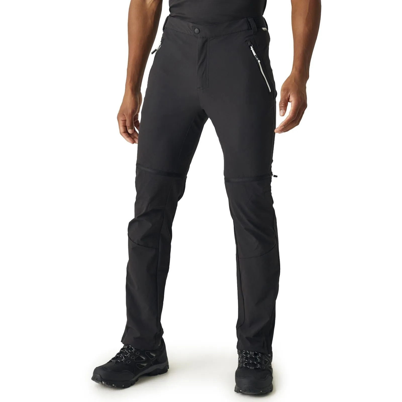 Temperature Regulating Fabric Perfect Comfort Regatta Mens Mountain Zip Off Walking Trousers