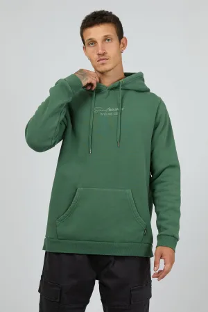 Memory Hoodie Green Wool product watch punctuality