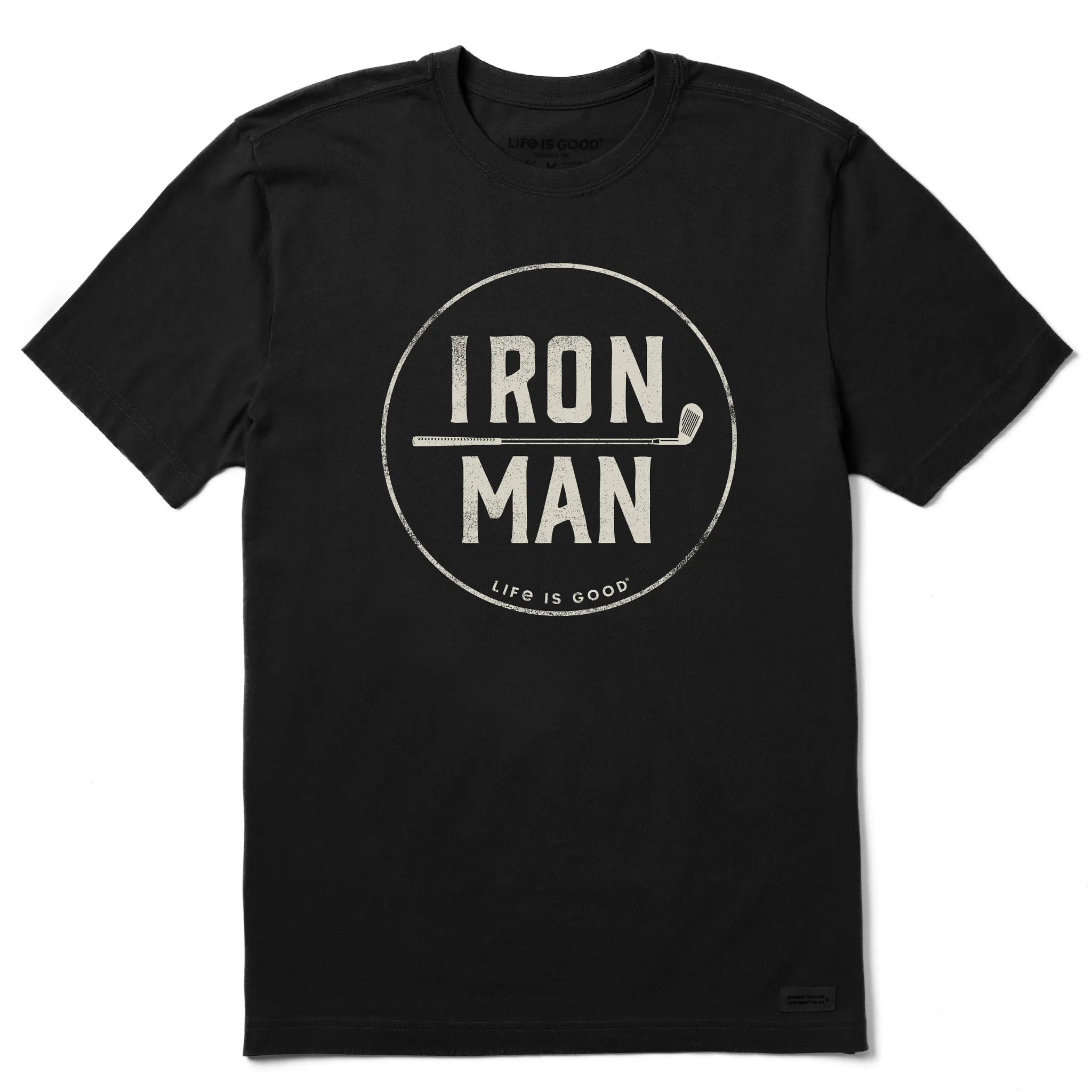 Men's Iron Man Golf Short Sleeve Tee FadeResistant cotton material