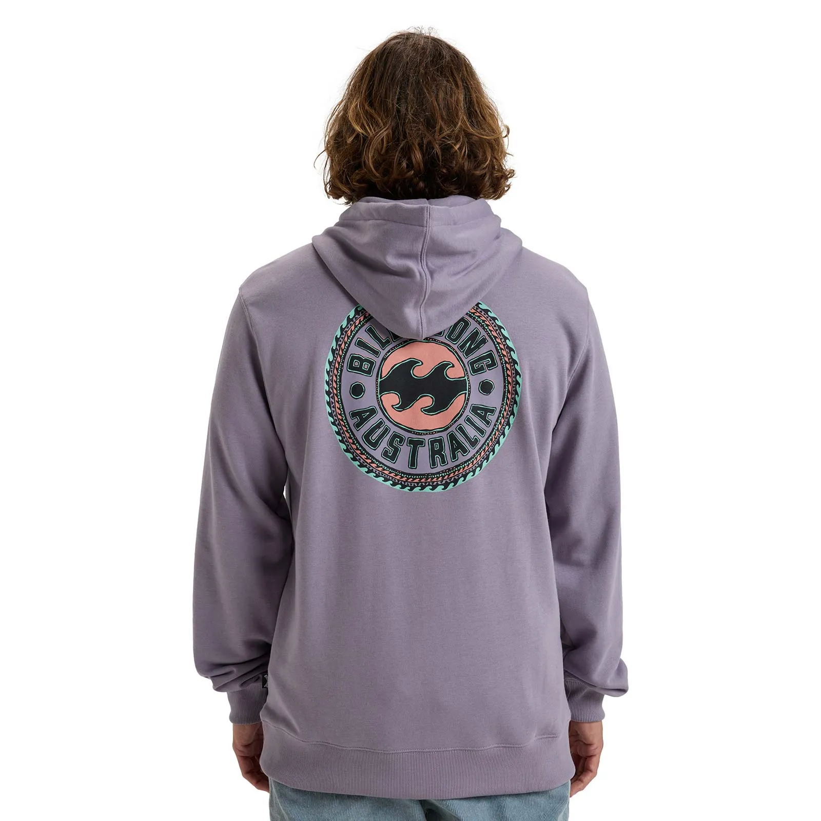 graffiti print Billabong Mens Foundation Hoodie