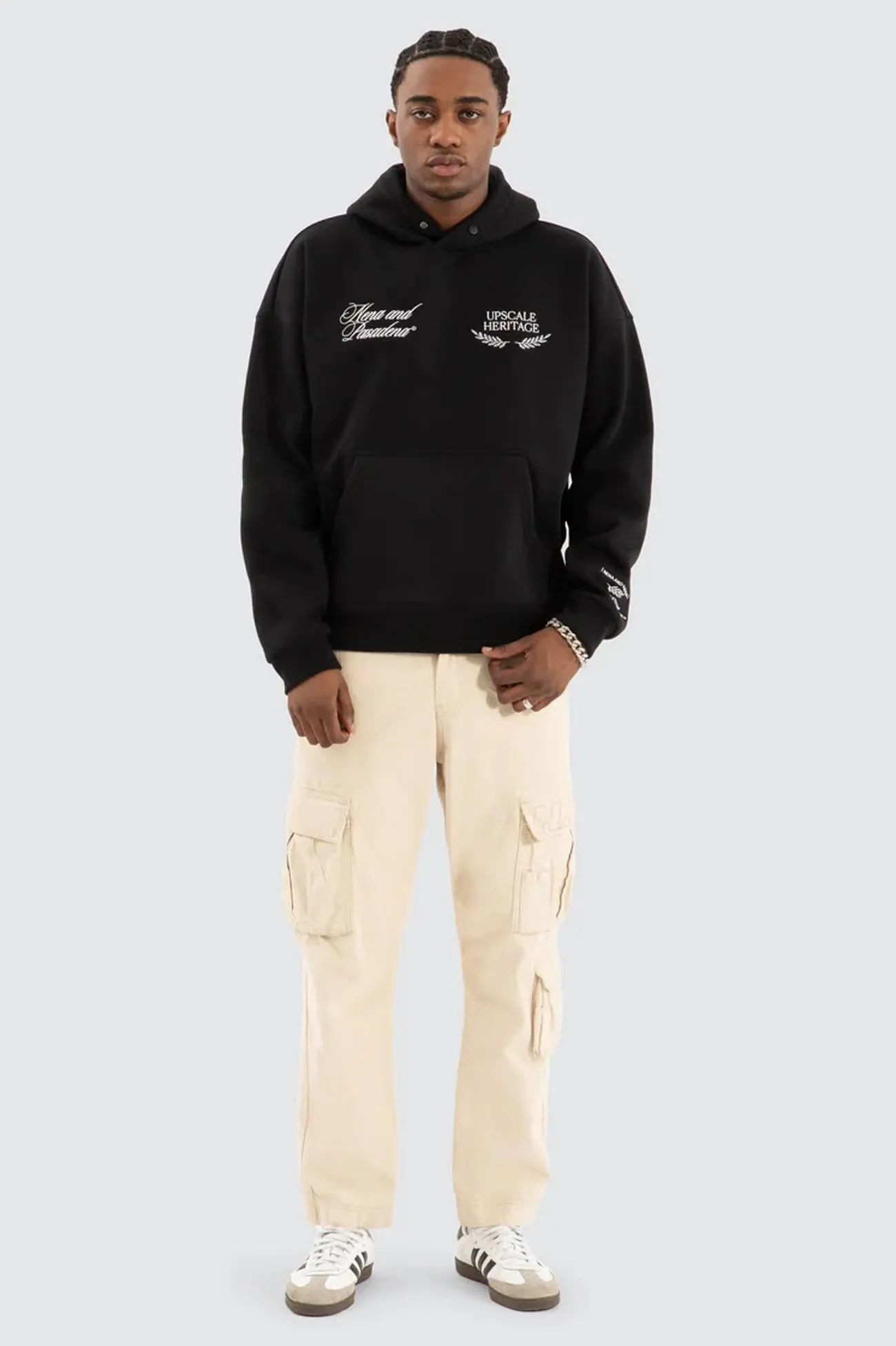 product packaging Practical Wear Etiquette Box Fit Hoodie Jet Black