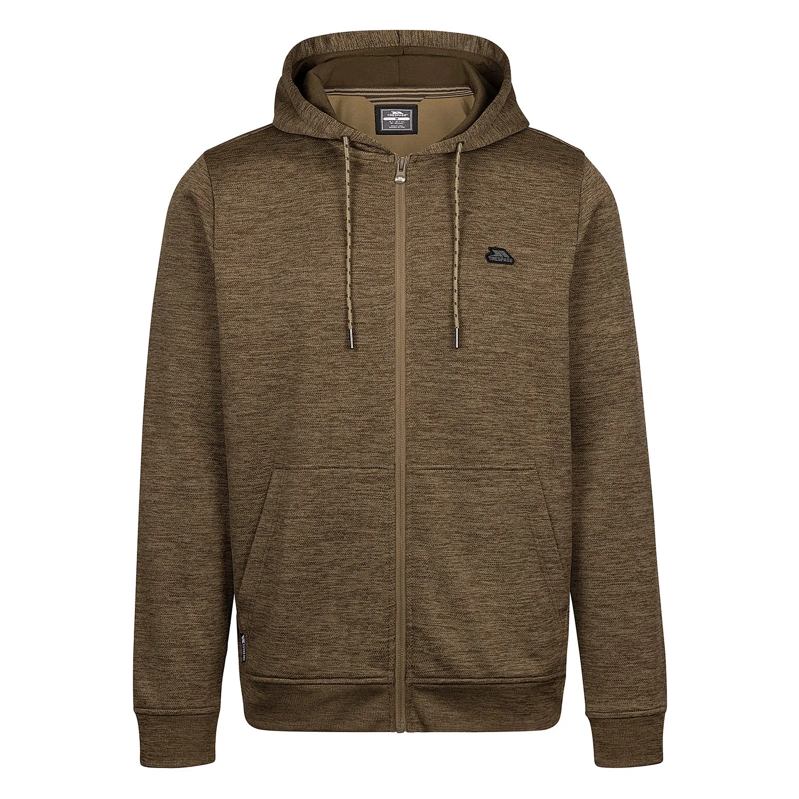 Thermal Insulation easy to pair Trespass Mens Fewston Zip Up Hoodie