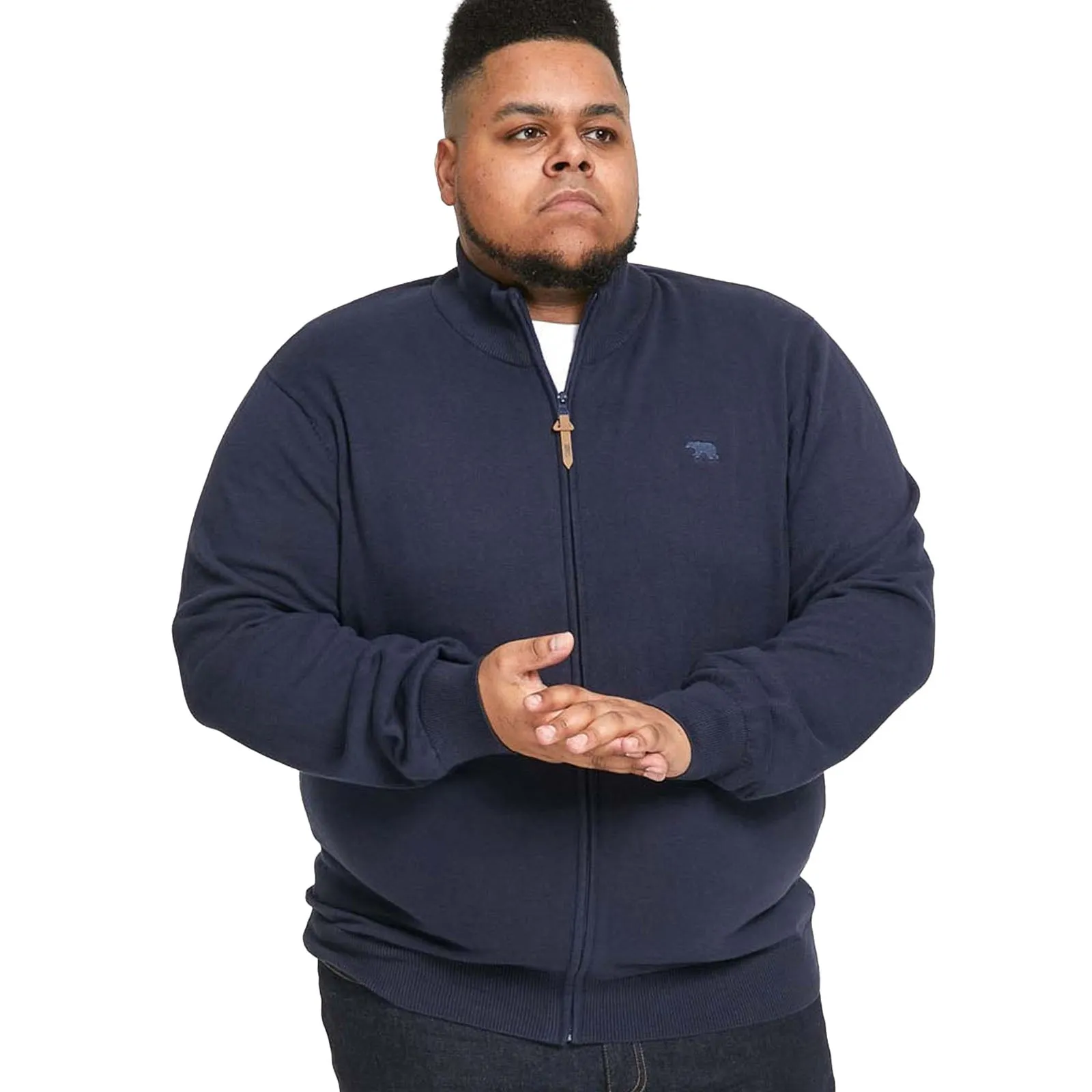 Cozy clothing Unisex Comfort D555 Mens Franco Big & Tall Full Zip Sweatshirt