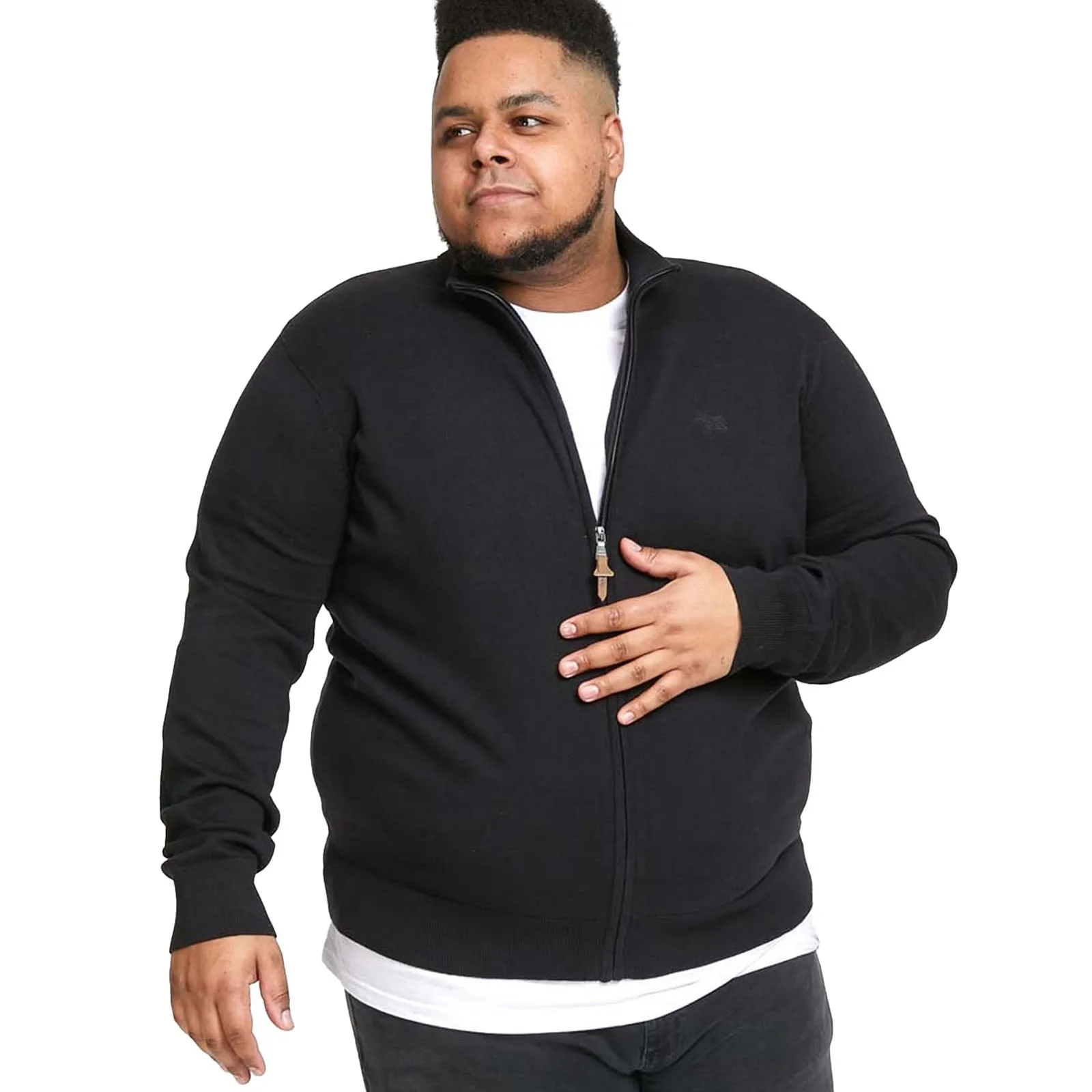 D555 Mens Franco Big & Tall Full Zip Sweatshirt product formal casual harmony