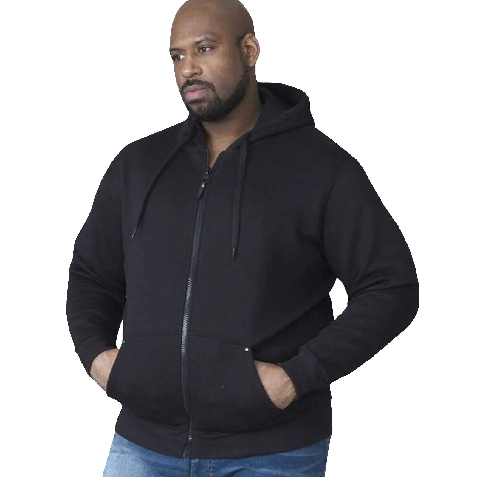 Functional Features Cozy Protection D555 Rockford Mens Cantor Big & Tall Kingsize Full Zip Hoodie