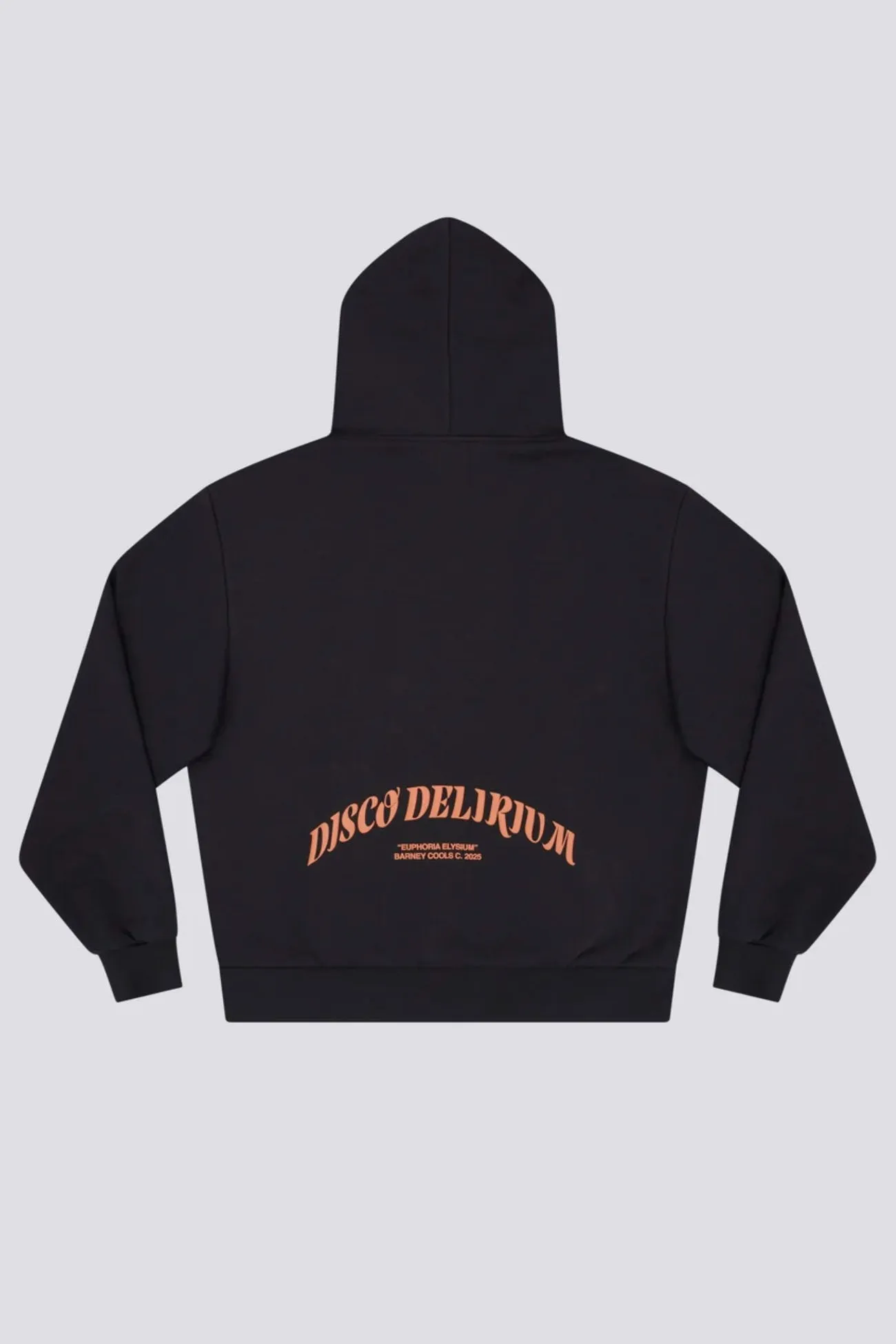 Delirium Hood Pigment Black Soft Touch Fabric lace accents