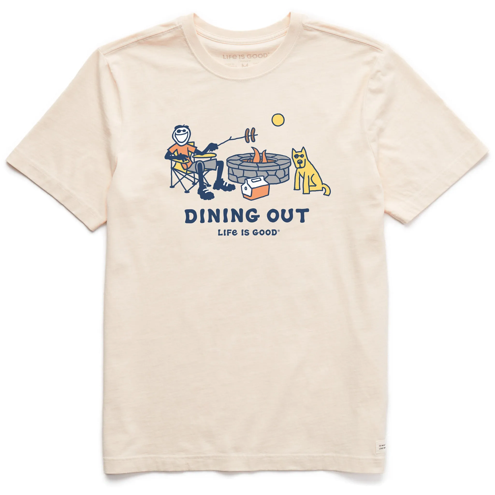 Chilly Day Essentials Men's Jake and Rocket Dining Out Short Sleeve Crusher Tee